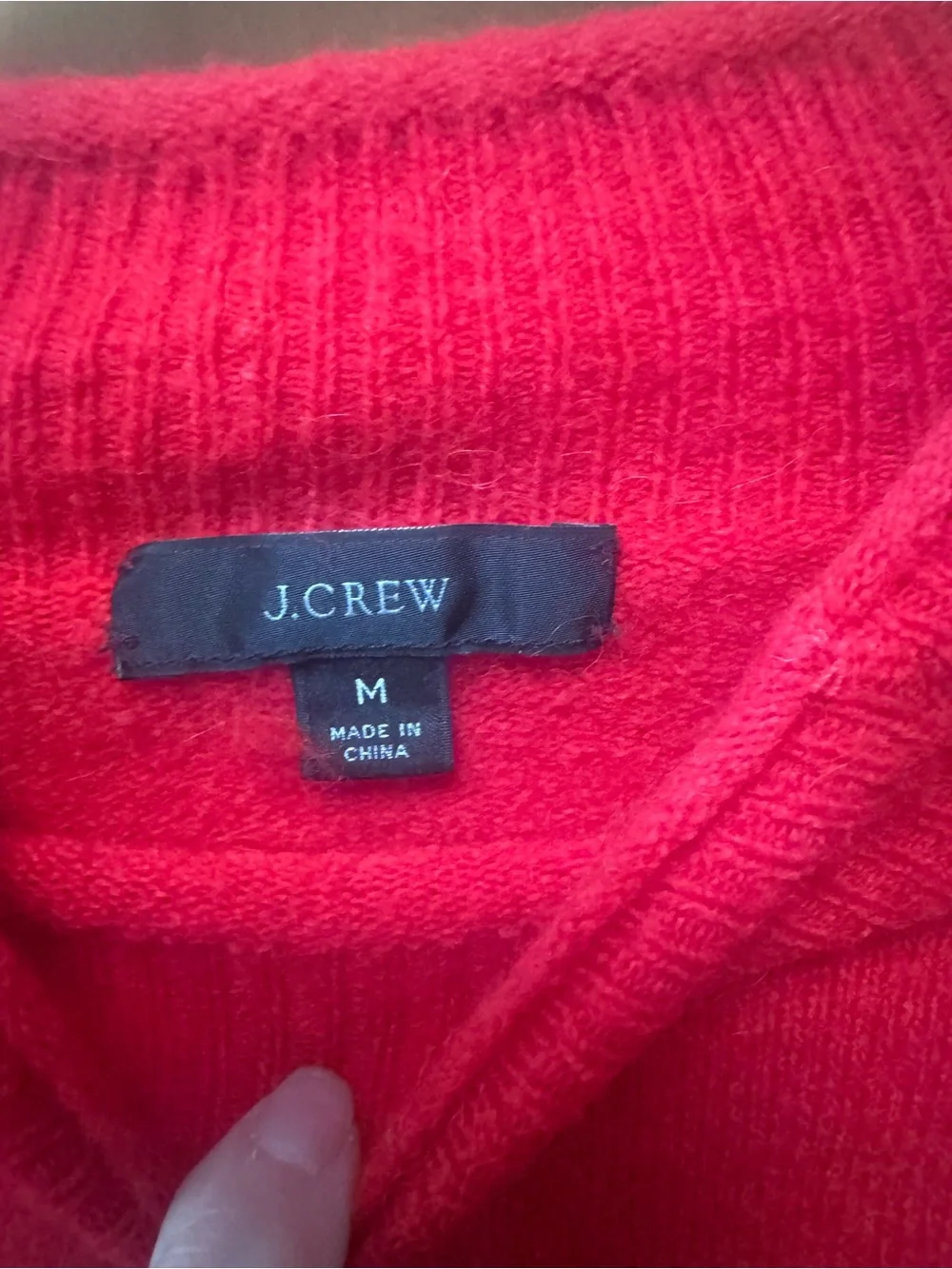 Bundle 4 $10 items for $30 J. Crew Women’s Red Rollneck Neck Sweater Medium
